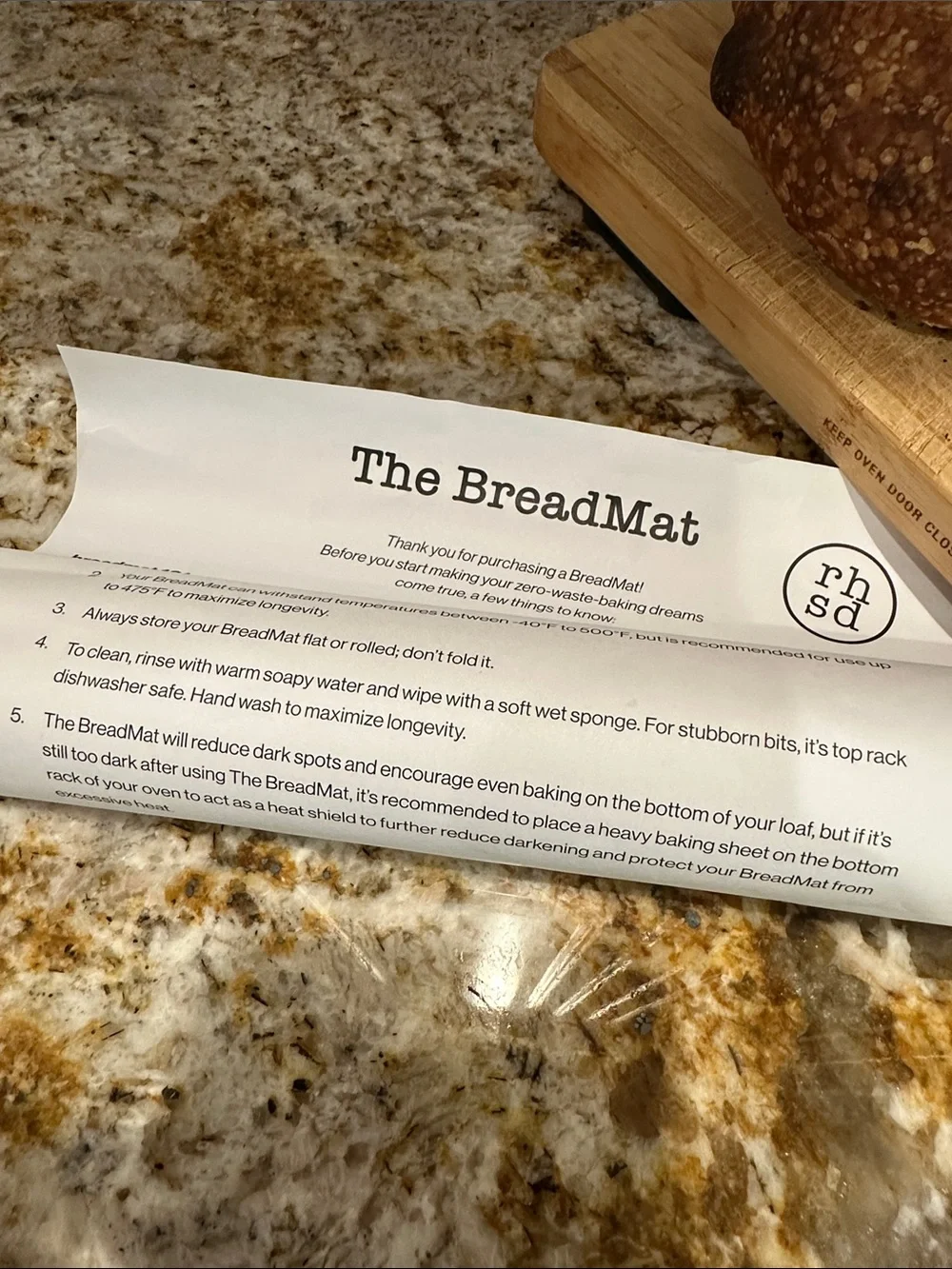 NEW Rosehill Sourdough C- Style BreadMat™ (for the Challenger Bread pan)
